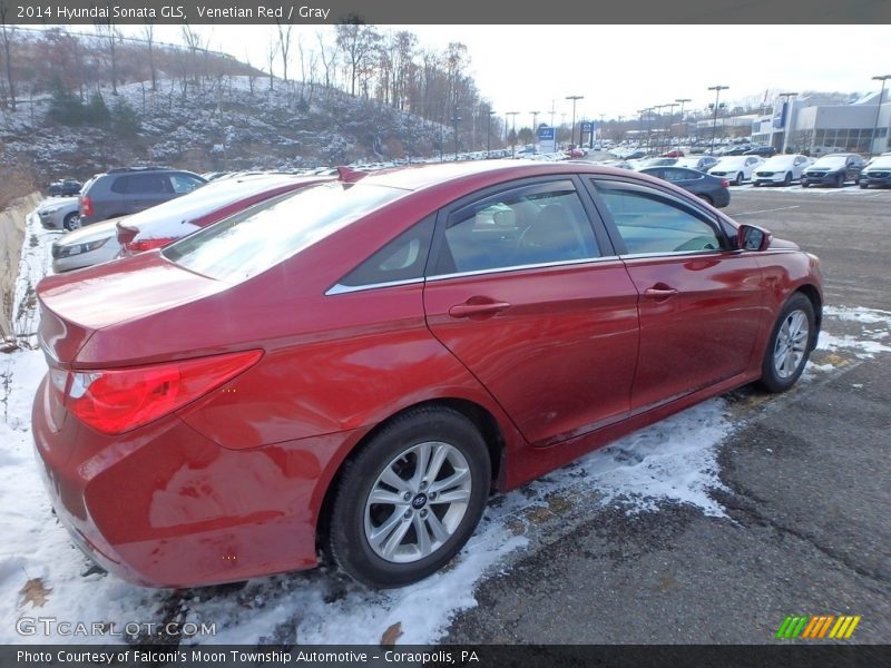 Venetian Red / Gray 2014 Hyundai Sonata GLS