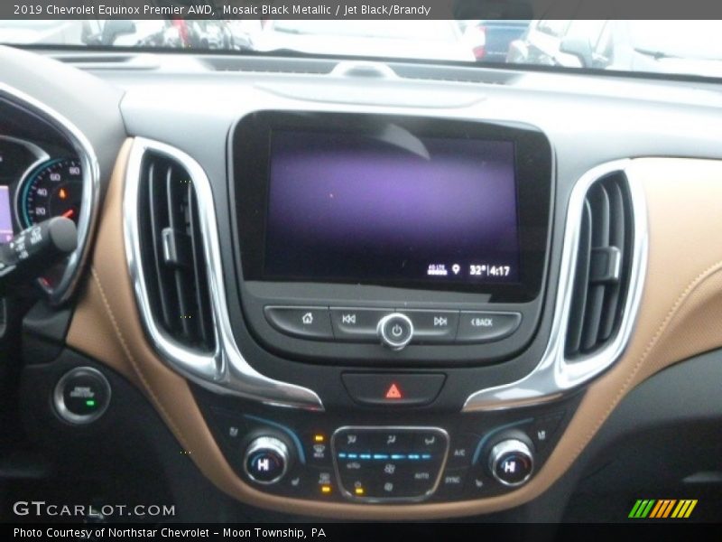 Mosaic Black Metallic / Jet Black/Brandy 2019 Chevrolet Equinox Premier AWD