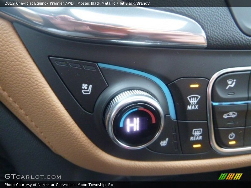 Mosaic Black Metallic / Jet Black/Brandy 2019 Chevrolet Equinox Premier AWD