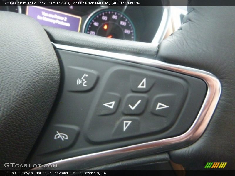 Mosaic Black Metallic / Jet Black/Brandy 2019 Chevrolet Equinox Premier AWD