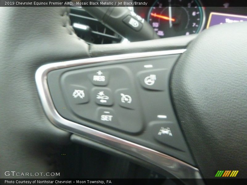 Mosaic Black Metallic / Jet Black/Brandy 2019 Chevrolet Equinox Premier AWD
