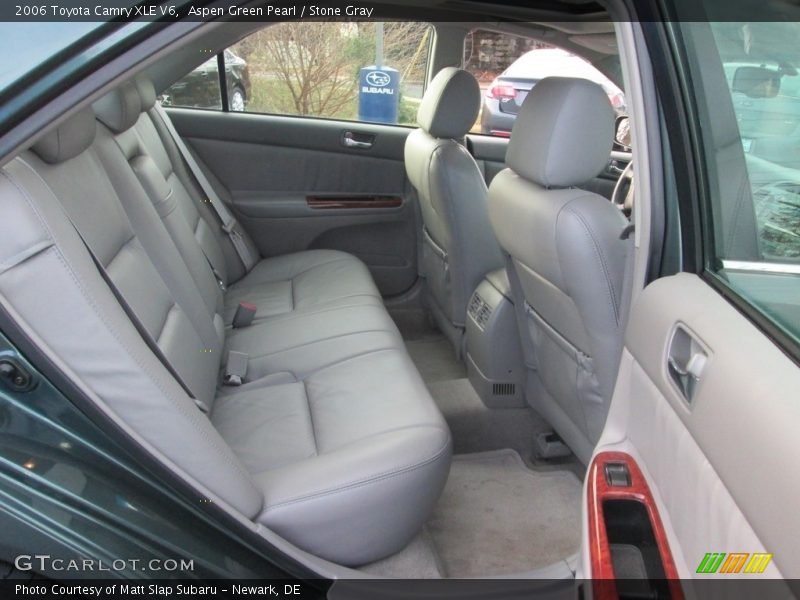 Aspen Green Pearl / Stone Gray 2006 Toyota Camry XLE V6
