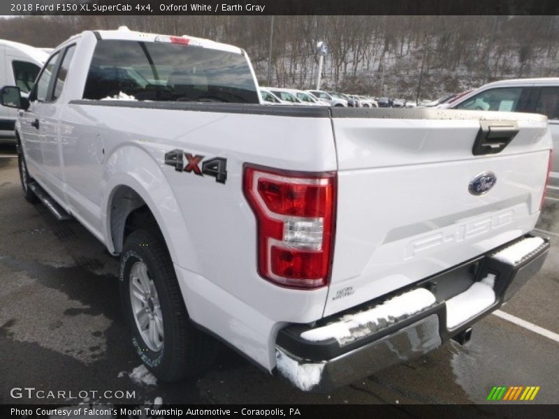 Oxford White / Earth Gray 2018 Ford F150 XL SuperCab 4x4