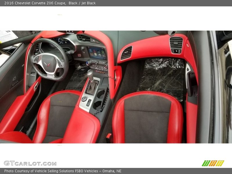 Black / Jet Black 2016 Chevrolet Corvette Z06 Coupe