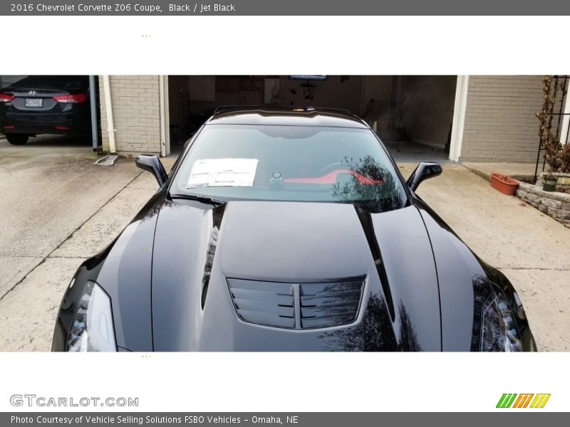 Black / Jet Black 2016 Chevrolet Corvette Z06 Coupe