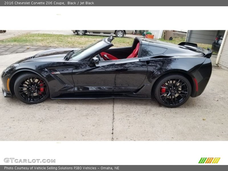 Black / Jet Black 2016 Chevrolet Corvette Z06 Coupe