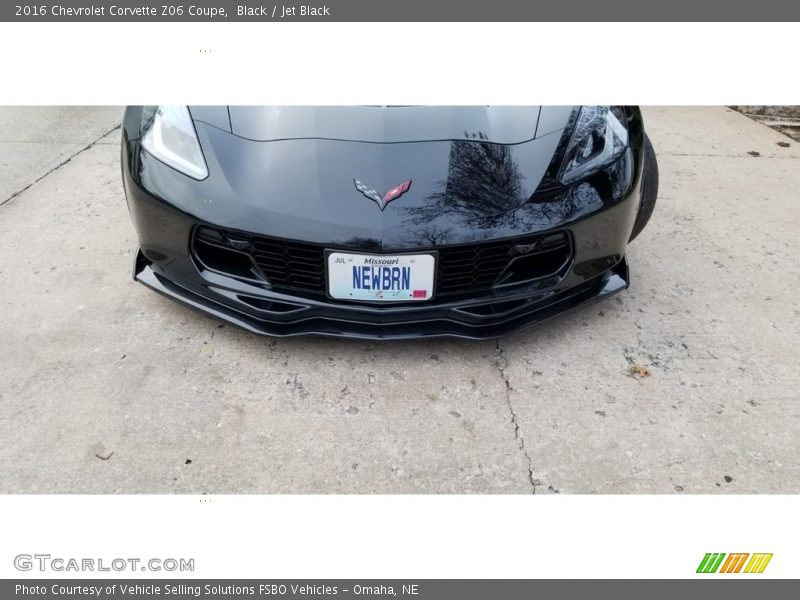 Black / Jet Black 2016 Chevrolet Corvette Z06 Coupe