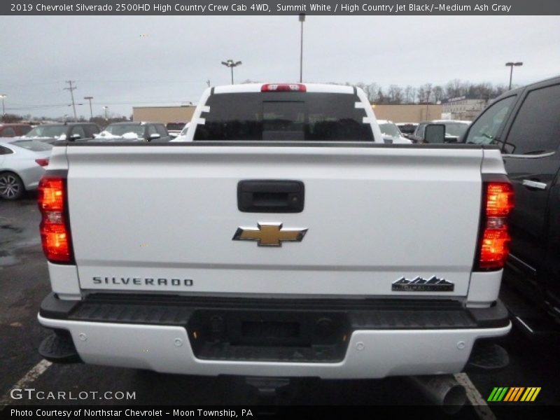Summit White / High Country Jet Black/­Medium Ash Gray 2019 Chevrolet Silverado 2500HD High Country Crew Cab 4WD