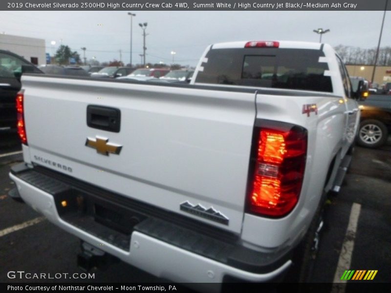 Summit White / High Country Jet Black/­Medium Ash Gray 2019 Chevrolet Silverado 2500HD High Country Crew Cab 4WD