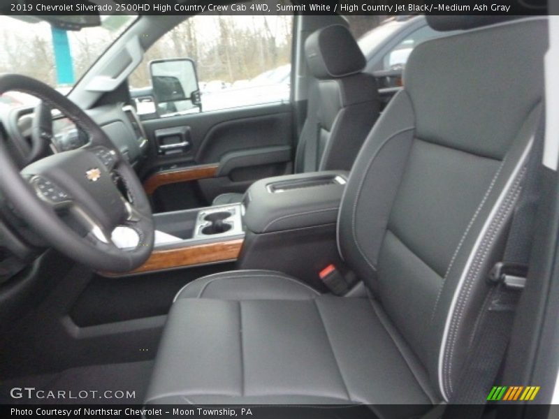 Summit White / High Country Jet Black/­Medium Ash Gray 2019 Chevrolet Silverado 2500HD High Country Crew Cab 4WD