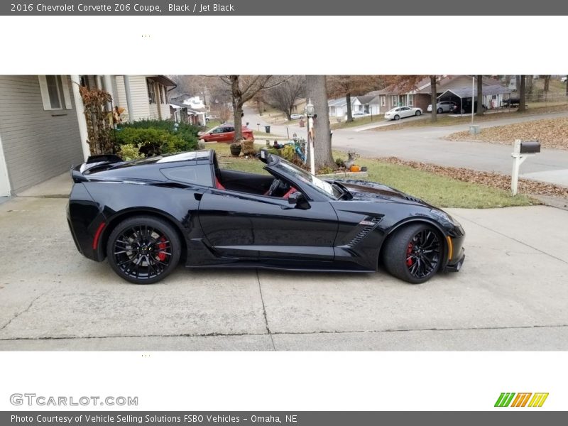 Black / Jet Black 2016 Chevrolet Corvette Z06 Coupe
