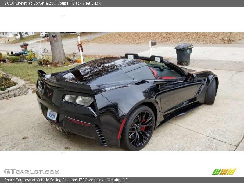 Black / Jet Black 2016 Chevrolet Corvette Z06 Coupe