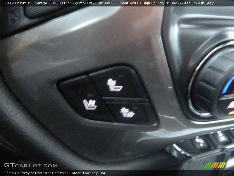 Summit White / High Country Jet Black/­Medium Ash Gray 2019 Chevrolet Silverado 2500HD High Country Crew Cab 4WD