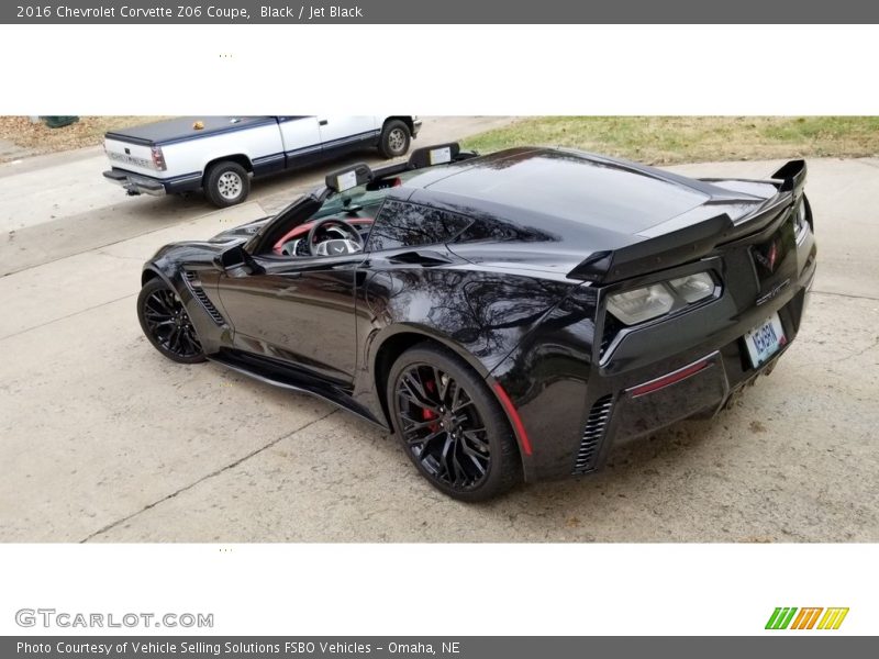 Black / Jet Black 2016 Chevrolet Corvette Z06 Coupe