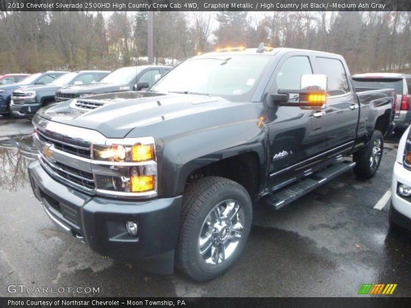 Graphite Metallic / High Country Jet Black/­Medium Ash Gray 2019 Chevrolet Silverado 2500HD High Country Crew Cab 4WD