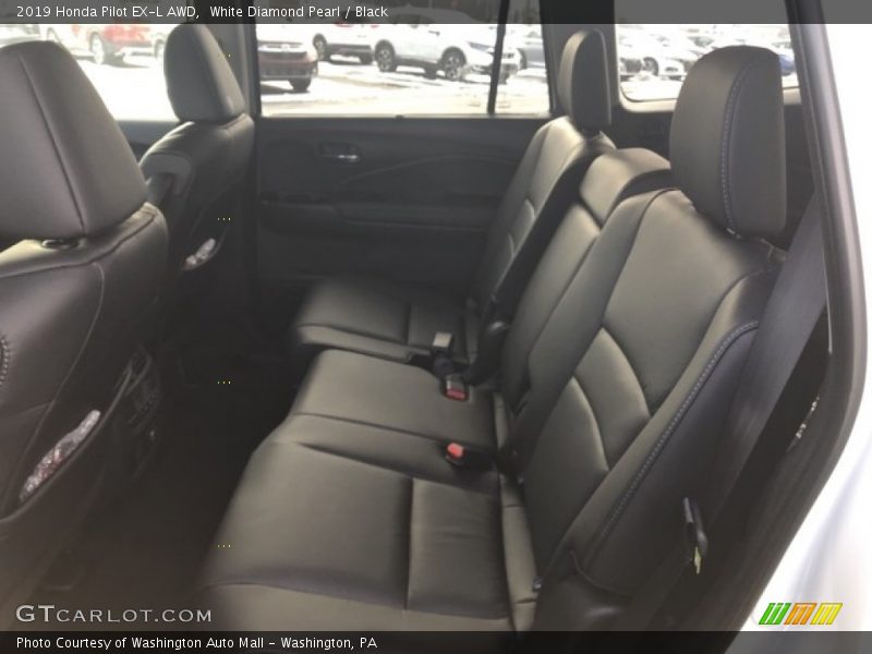 White Diamond Pearl / Black 2019 Honda Pilot EX-L AWD