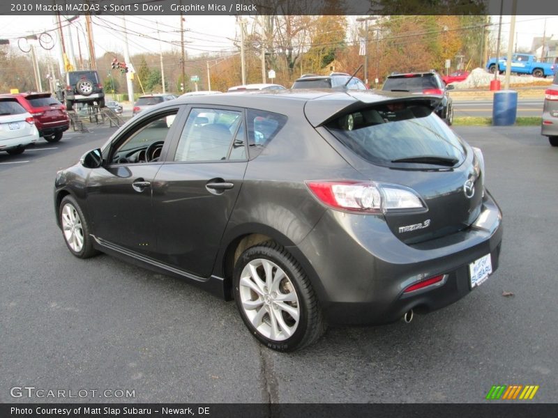 Graphite Mica / Black 2010 Mazda MAZDA3 s Sport 5 Door