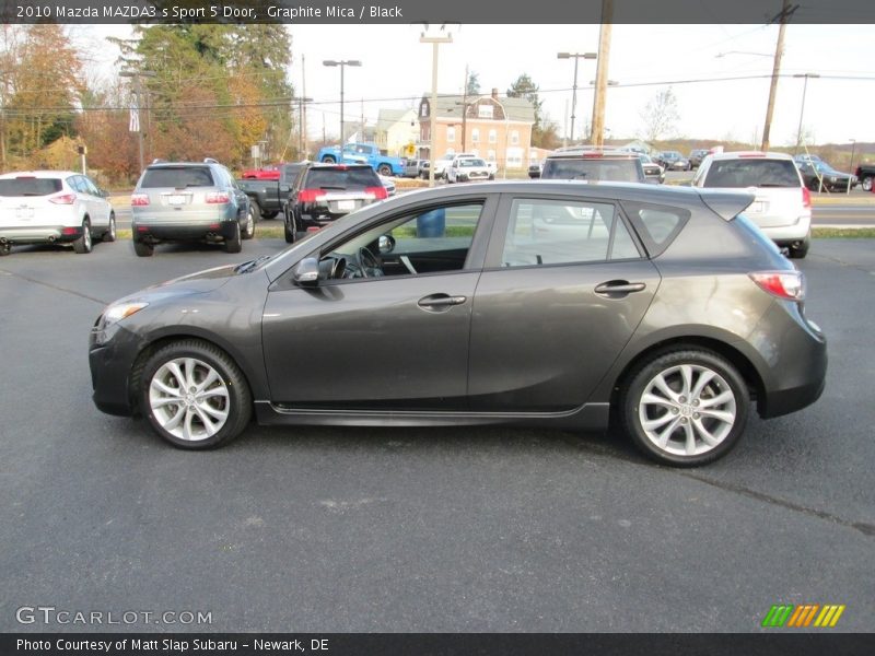 Graphite Mica / Black 2010 Mazda MAZDA3 s Sport 5 Door