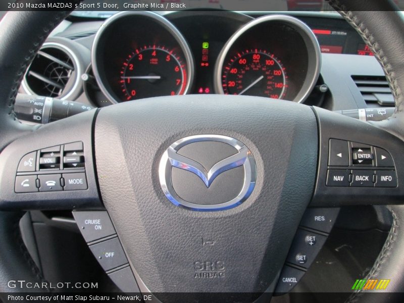 Graphite Mica / Black 2010 Mazda MAZDA3 s Sport 5 Door