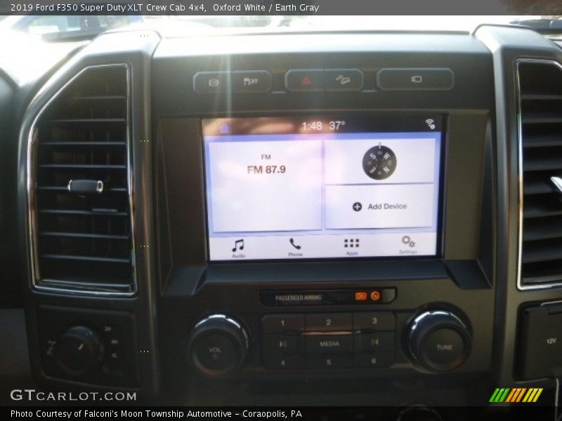 Oxford White / Earth Gray 2019 Ford F350 Super Duty XLT Crew Cab 4x4