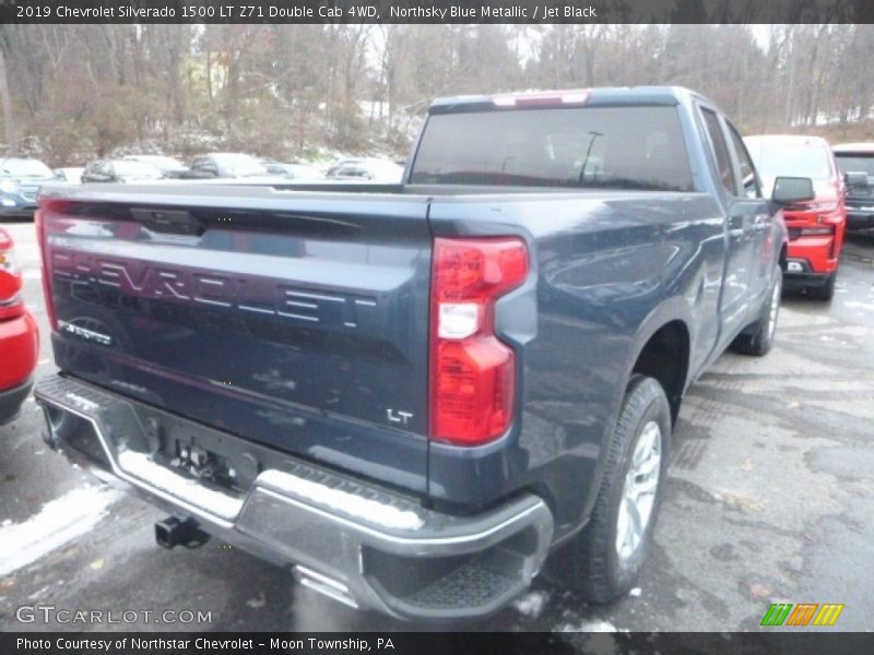 Northsky Blue Metallic / Jet Black 2019 Chevrolet Silverado 1500 LT Z71 Double Cab 4WD