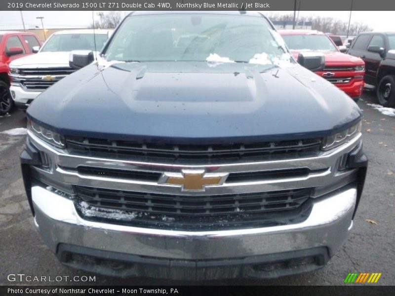 Northsky Blue Metallic / Jet Black 2019 Chevrolet Silverado 1500 LT Z71 Double Cab 4WD