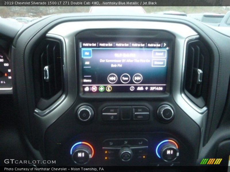 Northsky Blue Metallic / Jet Black 2019 Chevrolet Silverado 1500 LT Z71 Double Cab 4WD