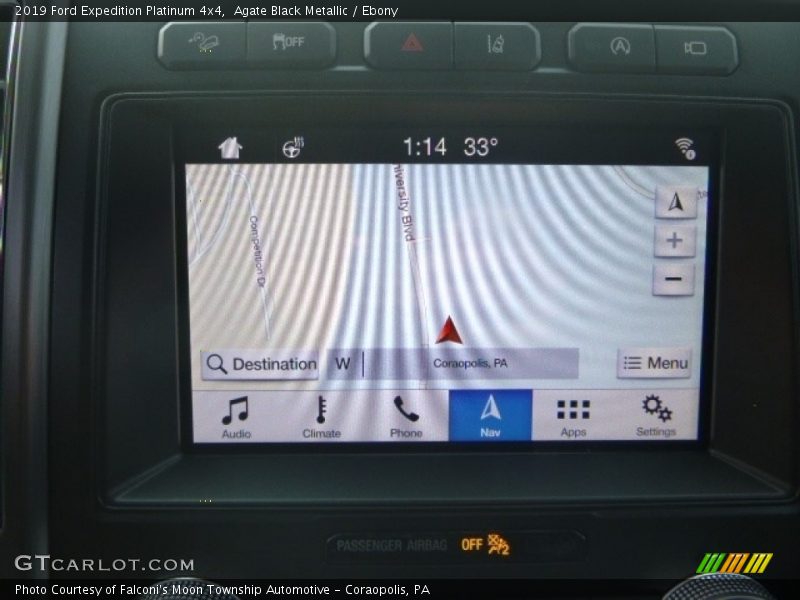 Agate Black Metallic / Ebony 2019 Ford Expedition Platinum 4x4