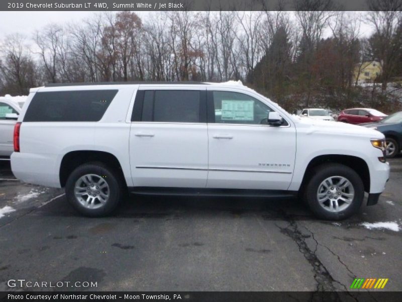 Summit White / Jet Black 2019 Chevrolet Suburban LT 4WD