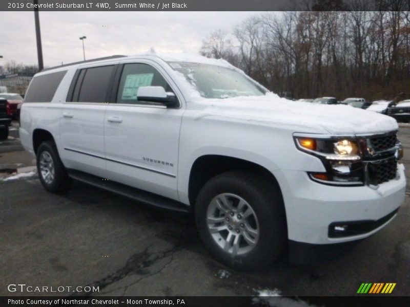 Summit White / Jet Black 2019 Chevrolet Suburban LT 4WD