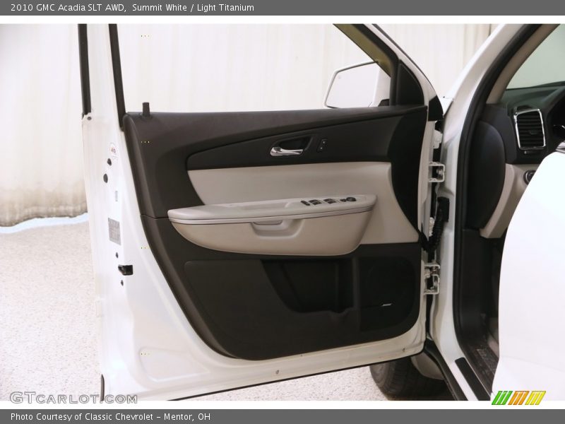 Summit White / Light Titanium 2010 GMC Acadia SLT AWD