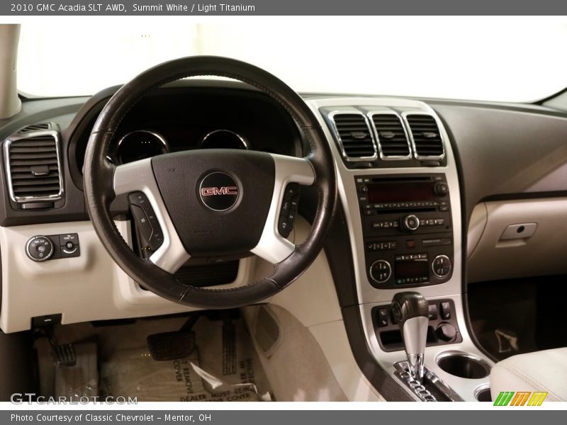 Summit White / Light Titanium 2010 GMC Acadia SLT AWD
