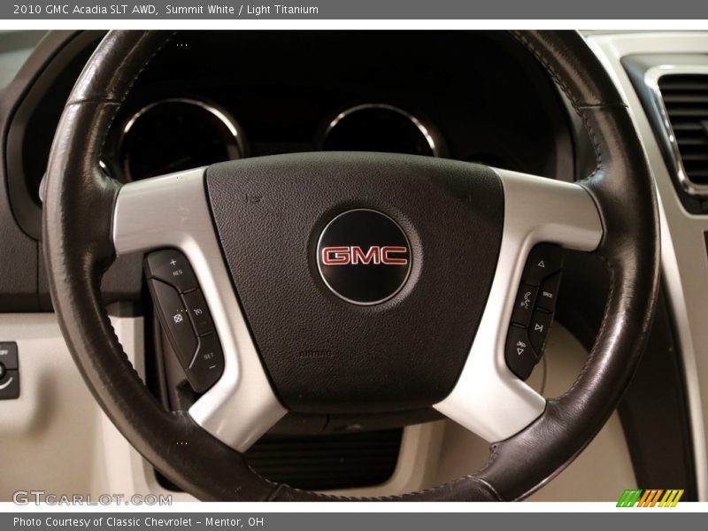 Summit White / Light Titanium 2010 GMC Acadia SLT AWD