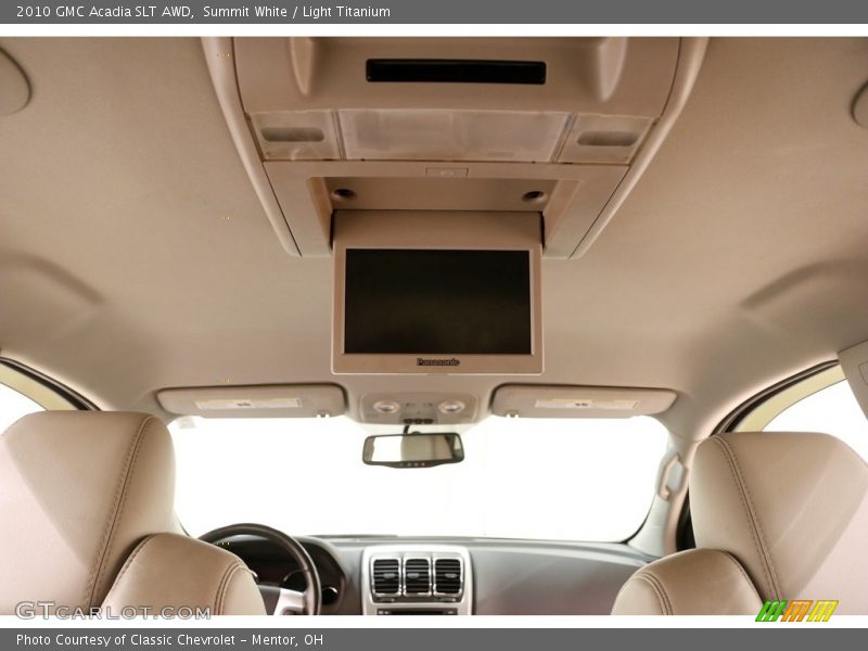 Summit White / Light Titanium 2010 GMC Acadia SLT AWD