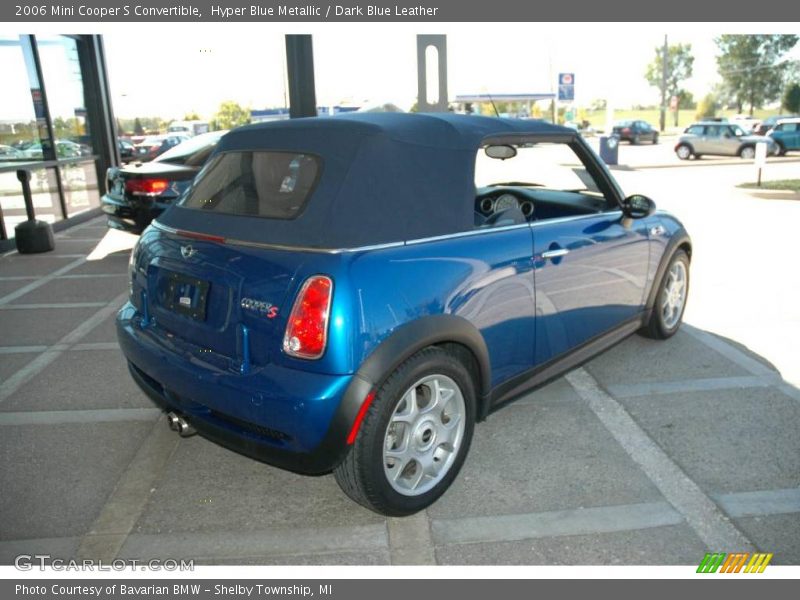 Hyper Blue Metallic / Dark Blue Leather 2006 Mini Cooper S Convertible
