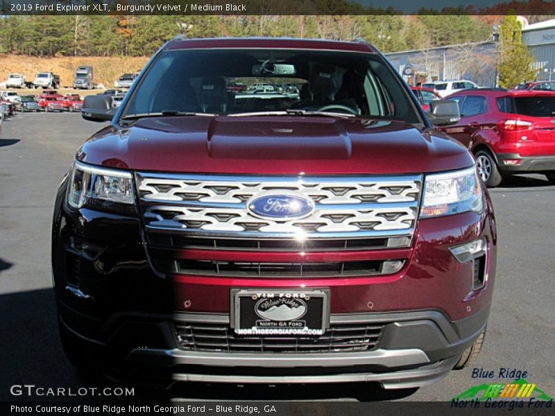 Burgundy Velvet / Medium Black 2019 Ford Explorer XLT
