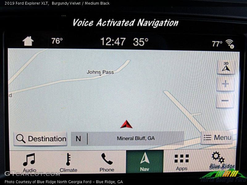 Burgundy Velvet / Medium Black 2019 Ford Explorer XLT
