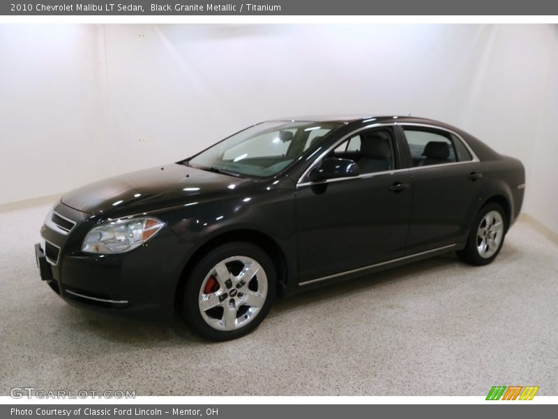 Black Granite Metallic / Titanium 2010 Chevrolet Malibu LT Sedan