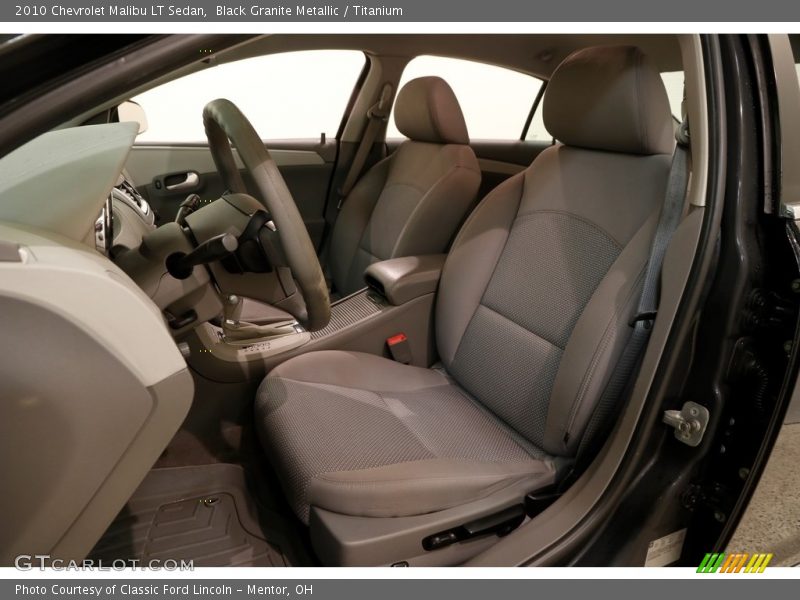Black Granite Metallic / Titanium 2010 Chevrolet Malibu LT Sedan