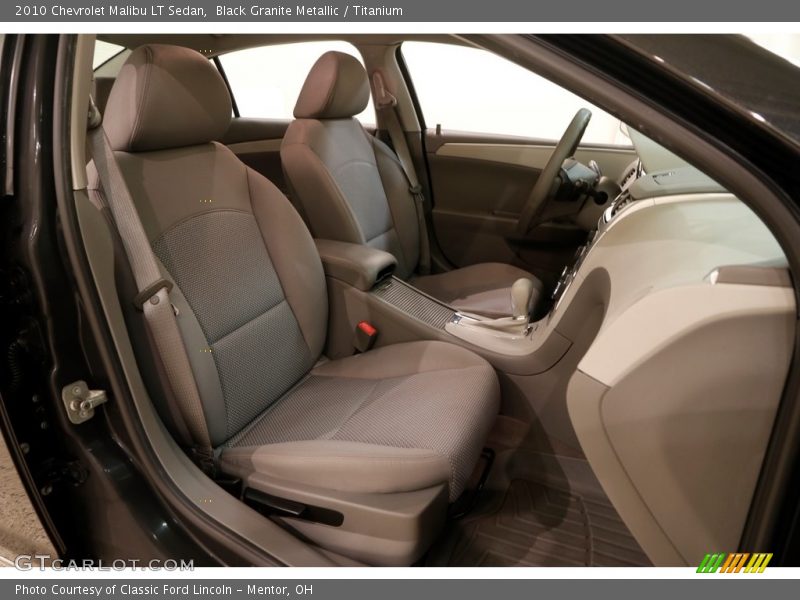 Black Granite Metallic / Titanium 2010 Chevrolet Malibu LT Sedan