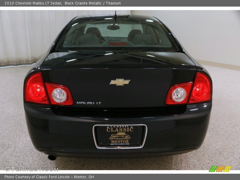 Black Granite Metallic / Titanium 2010 Chevrolet Malibu LT Sedan