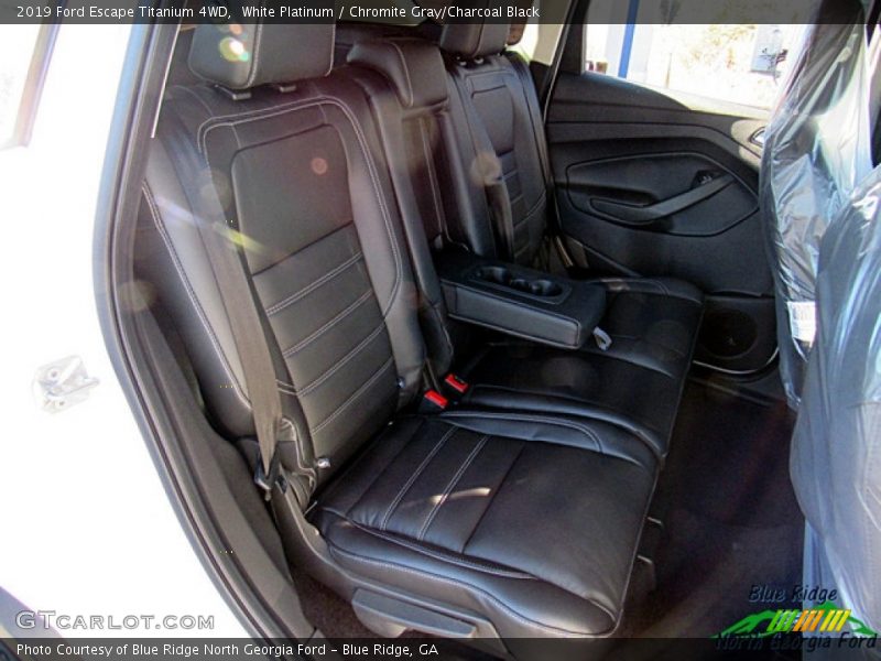 White Platinum / Chromite Gray/Charcoal Black 2019 Ford Escape Titanium 4WD