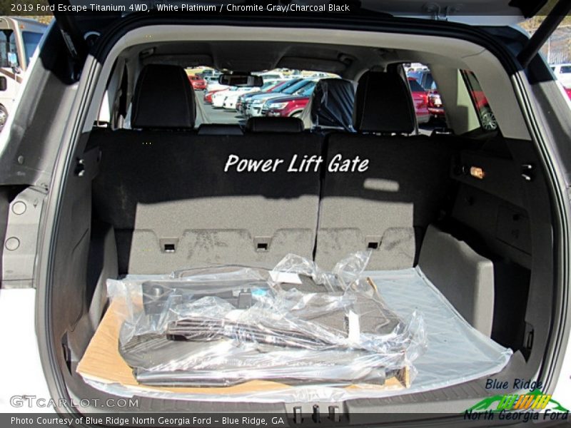 White Platinum / Chromite Gray/Charcoal Black 2019 Ford Escape Titanium 4WD