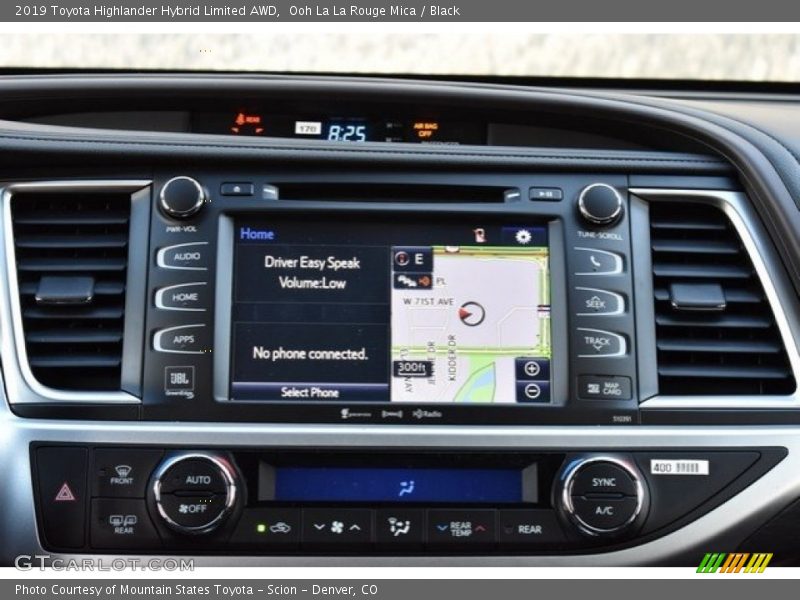 Navigation of 2019 Highlander Hybrid Limited AWD