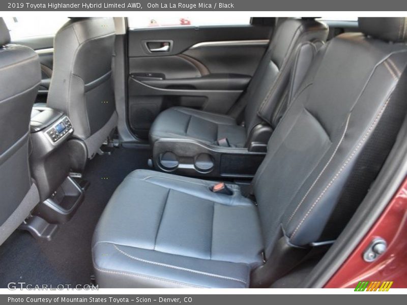 Rear Seat of 2019 Highlander Hybrid Limited AWD