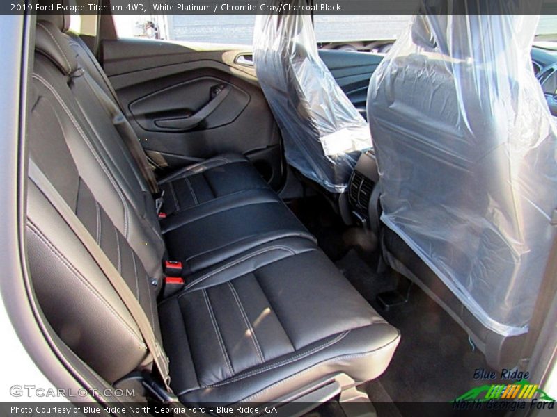 White Platinum / Chromite Gray/Charcoal Black 2019 Ford Escape Titanium 4WD