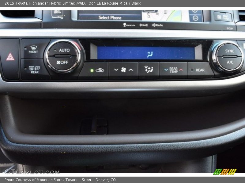 Ooh La La Rouge Mica / Black 2019 Toyota Highlander Hybrid Limited AWD