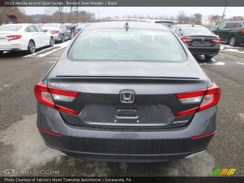 Modern Steel Metallic / Black 2019 Honda Accord Sport Sedan