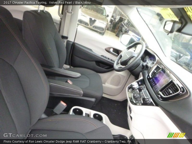 Velvet Red Pearl / Black/Alloy 2017 Chrysler Pacifica Touring