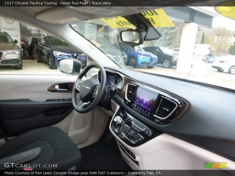 Velvet Red Pearl / Black/Alloy 2017 Chrysler Pacifica Touring